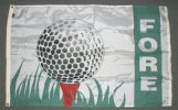 3x5' Golf Fore nylon flag