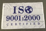 nylon 3x5' ISO 9001:2000 flag