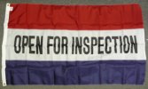 open for inspection flag 