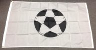 3x5' Soccer Ball flag 