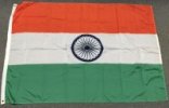 nylon 4x6' India slightly used flag