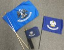 old Louisiana (pre-2006) stick flags 