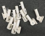 old stock one inch nylon brackets