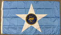 3x5' Houston, Texas nylon flag 
