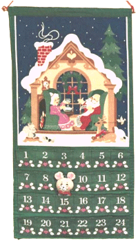 Vintage Avon Christmas Countdown Calendar