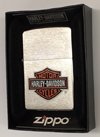 Harley Davidson Brushed Chrome Zippo Lighter