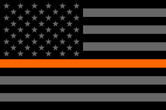 [Thin Green Line flag]