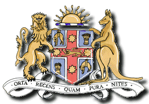 [New South Wales coat of arms]