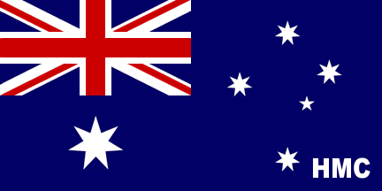 [Reconstruction of Australian Customs Flag 1904, according to Manifest]