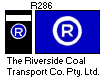[Riverside Coal Transport Co., Pty. Ltd. houseflag and funnel]