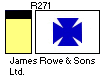 [James Rowe & Sons Ltd.  houseflag and funnel]