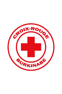 Flag of Burkina Faso Red Cross