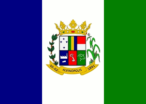 [Flag of Alvinópolis, Minas Gerais