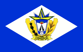 [Flag of Camapuã, MS (Brazil)]