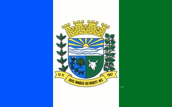 [Flag of Dois Irmãos do Buriti, MS (Brazil)]
