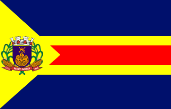 [Flag of Pedro Gomes, MS (Brazil)]
