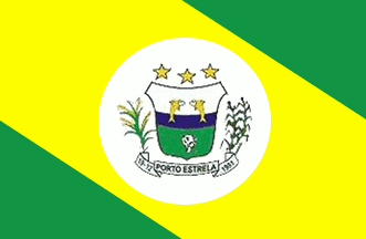 [Flag of Porto Estrela, MT (Brazil)]