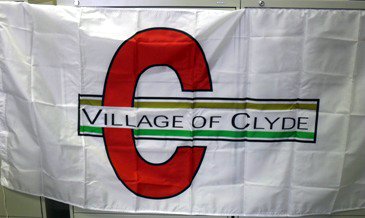 [flag of Clyde, Alberta]