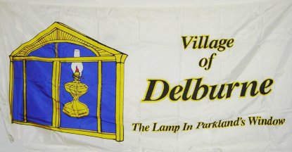 [flag of Delburne]