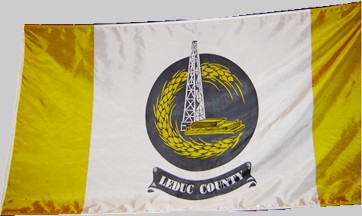 [flag of Leduc]