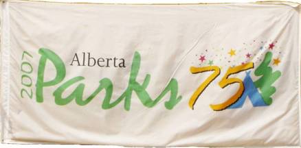 Alberta Provincial Parks 75th Anniversary flag