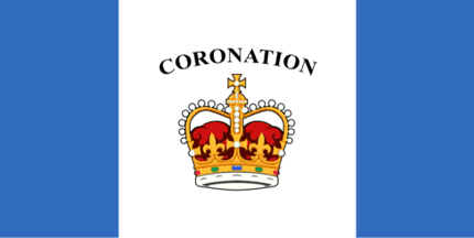 [Coronation flag]