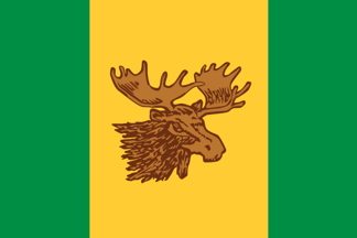 [flag of Moose Jaw]