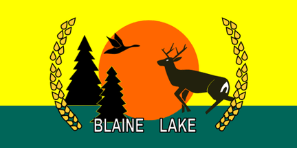 Flag of Blaine Lake, SK