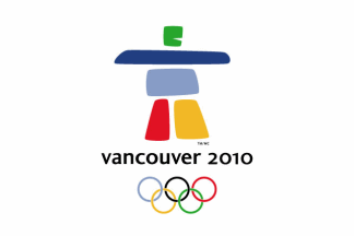 [Vancouver Olympics flag]