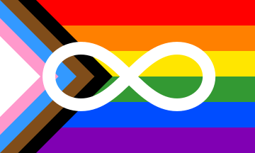 [LGBT Metis flag]