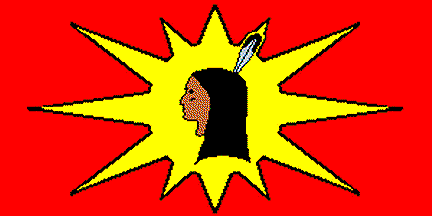 NEW MIKMAQ SIDEKICK WORD Council Native Flag Iron On PATCH CREST BADGE ..