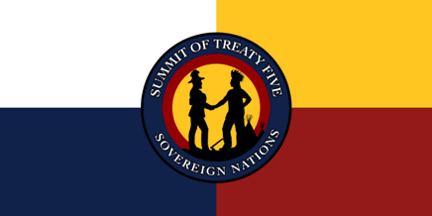 [Treaty Five flag]