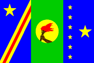 Drapeau Du République Démocratique Du Congo Kinshasa Avec Un Trou  Illustration Stock - Illustration du déchiré, bleu: 152036701