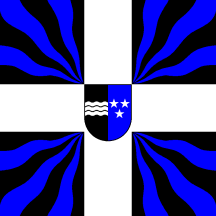[Modern war flag of canton Aargau (decorative only)]