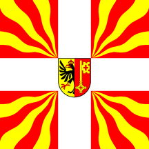 [Modern war flag of canton Geneva (decorative only)]