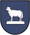 [Modrá coat of arms]