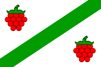 [Malínky municipality flag]