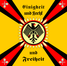 Nationalflagge in Schwarz-Rot-Gold, 1919