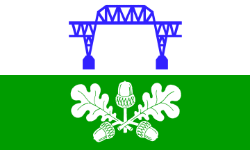 [Hochdonn municipal flag]