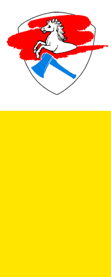 [Municipality of Sankt Wolfgang, 'Deko-Fahne' variant in yellow (Erding County, Bavaria, Germany)]