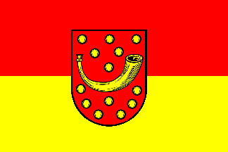 [Nordhorn city flag w/ CoA]