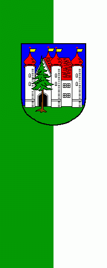 [Thannhausen city banner w/ Spanish shield]