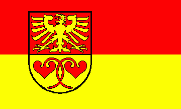 [Rietberg city flag w/ centred arms]