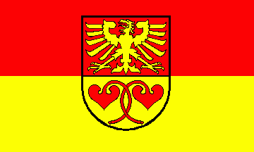 [Rietberg city flag w/ off-centred arms]