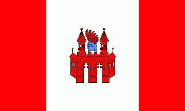 [Neubrandenburg city flag]