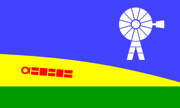 [Högel municipal flag]