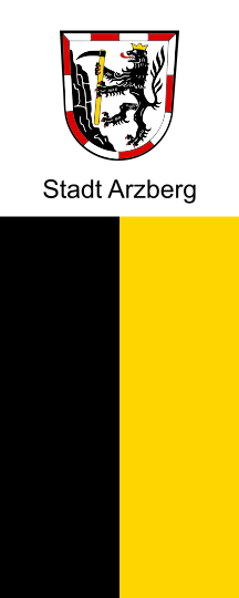 [Arzberg (Oberfranken) city banner]