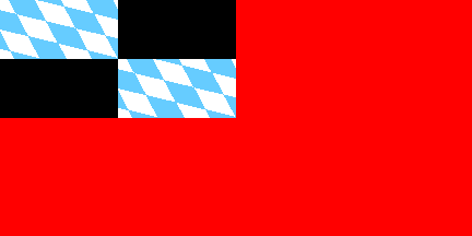 Deutschland Königreich Bayern 1806-1918 Hissflagge bayerische