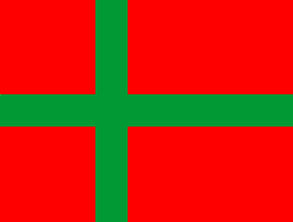 [Flag 1 of Bornholm, Denmark]