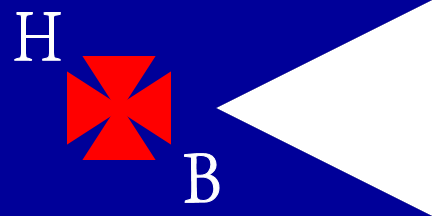 [Flag of Helle-Broe's Baadmands Co. ApS.]